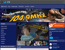 Tablet Screenshot of pontualfm.com.br